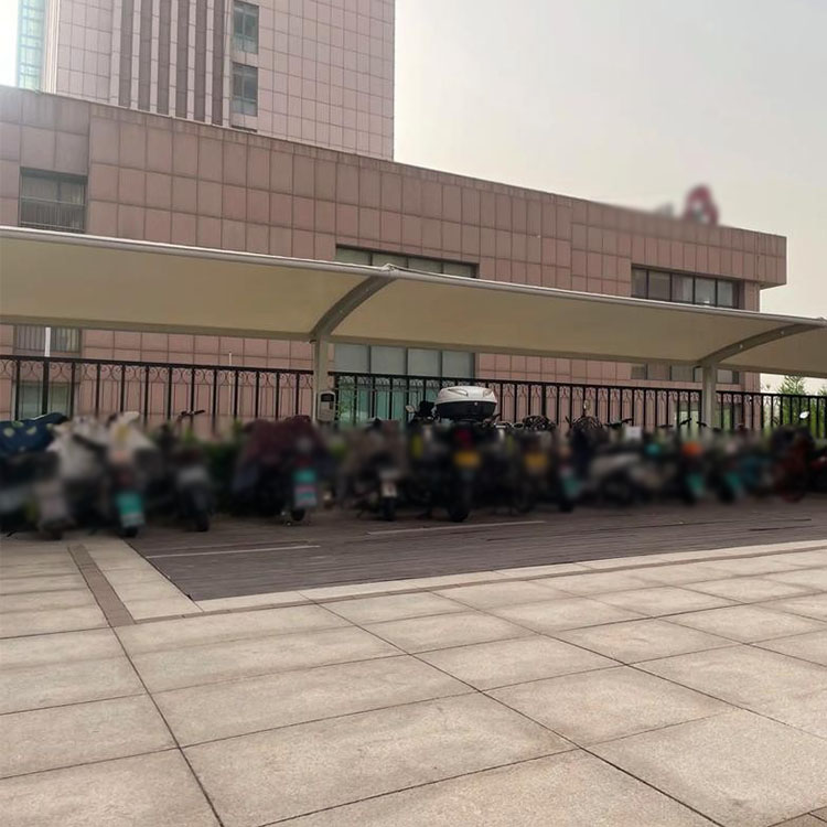 万安县膜结构电动车棚