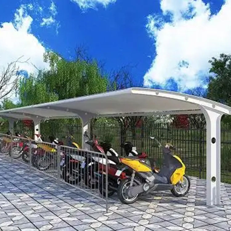 万安县膜结构电动车棚